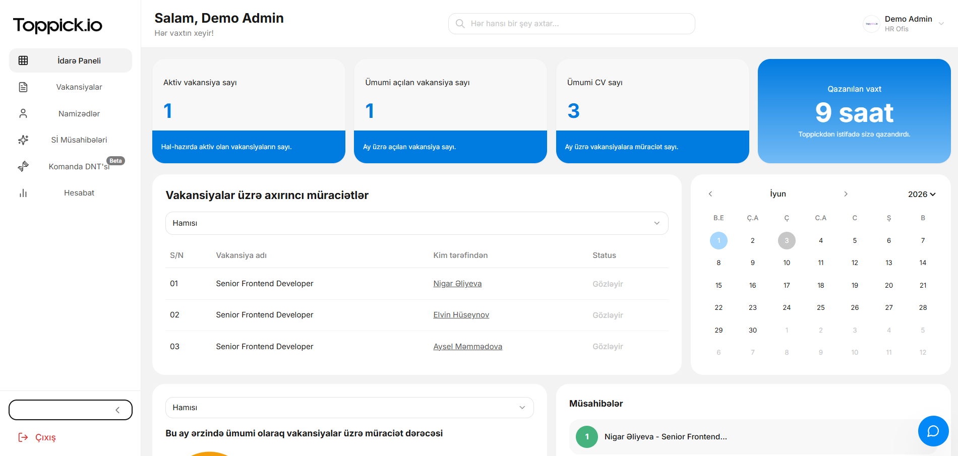 Toppick Dashboard